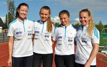 Fire medaljer i stafett-NM